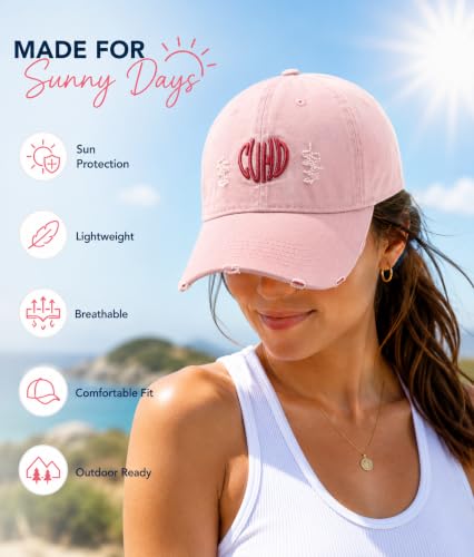 Image of Handcuffs Cap for Men Women Denim Stylish Baseball Caps Adjustable Free Size Hats | Gym Accessories | Sun Protective Hat