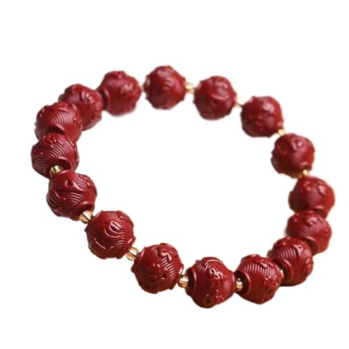 Bracelet cinabre contre les énergies négatives : calme et clarté par le quartz de talisman