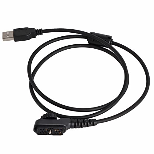 Gedourain Programming Cable, USB Programming Program Cable Black Plug and Play