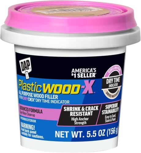 Image of DAP Plastic Wood-X with DryDex Wood Filler, Natural, 5.5 Oz (7079800540) (Pack of 6)