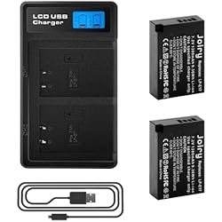 Batería Canon T6I 2 X LP-E17 Batería de Repuesto y LCD Cargador Dual Compatible con Canon EOS 77D, EOS 750D, EOS 760D, EOS 8000D, EOS M3, EOS M5, EOS M6, EOS Rebel T6i, EOS Rebel T6s, Kiss X8i