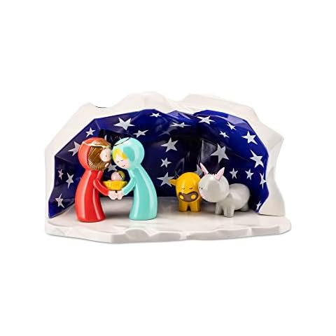 Alessi Hand Decorated Nativity Scene Set Cover