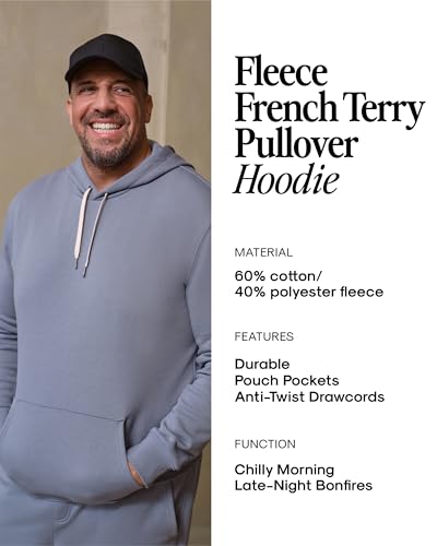 True Classic Novelty Hoodies for Men, Pullover Hoodie, Black, S - image 9