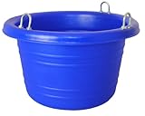 Horsemen's Pride Horse Feed Tub, Small, 18 Quarts, Blue