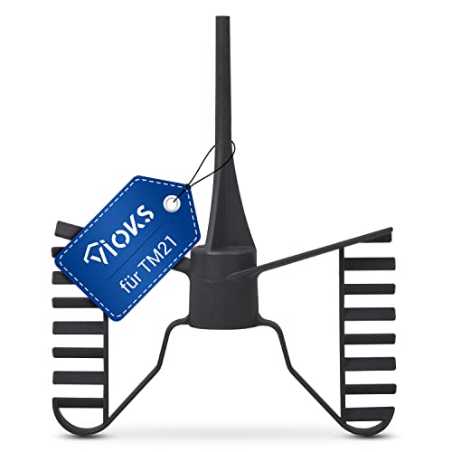 VIOKS Rühraufsatz Thermomix Schmetterling Schwarz Ersatz für...