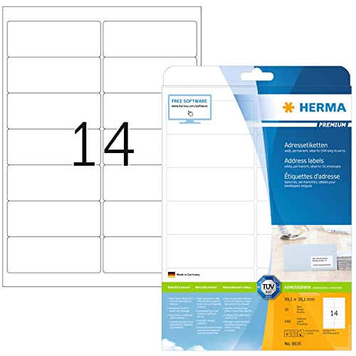 Étiquettes Herma 8635 anti-bourrage 140 pièces pour identifier rapidement vos colis
