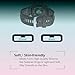 20mm Watch Strap Loops for Garmin Fenix 7S/6S/5S Forerunner 55/45/45S/245 Instinct 2S Smartwatch Fastener Rings [10 Pcs], MTHGH Soft Silicone Replacement Secure Rings Connector Holders Loop