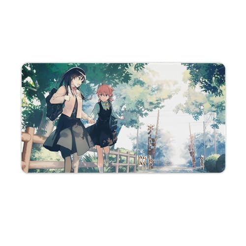 やがて君になる 大型マウスパッド デスクマット ゲーム 40X75cm すべり止め 耐水 耐熱 多機能 デスクを守る オシャレ 可愛い アニメ 萌え グッズ かわいい かわいい イラスト 人気 プレゼント