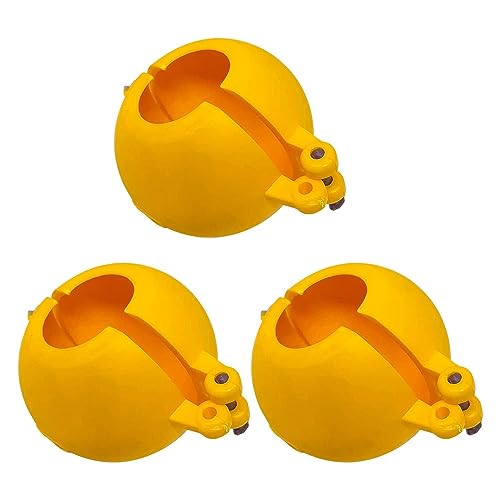 Garden Of Arts Ladoo Maker - Set di 3 stampi in plastica per Ganpati, Diwali, Janmashtmi e altri festival per Mithai indiano