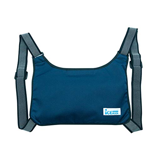 電光ホーム アイスリュック ヨコ型 猛暑対策 フリーサイズ 縦18.5cm×横25cm 紺色