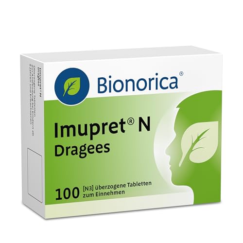 Imupret® N Dragees – können bei beginnender Erkältung die Erkältungserreger bekämpfen, die Erkältungsabwehr stärken und den Erkältungsverlauf mildern, mit 7-Pflanzenkombination, 100 St.
