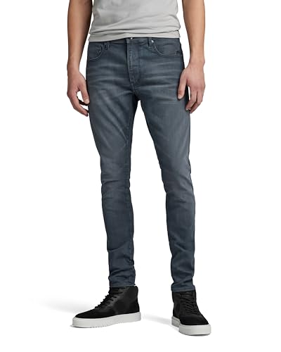 G-STAR Raw - Mens Revend FWD Skinny Jeans, Color Antic Chert Grey, Size: 30W x 34L