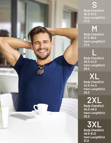 Image of MIER Mens Dry Fit T-Shirts Short Sleeve Ultra Soft Tee Tops, Crew Neck | X-Sofort Performance Tshirt for Athletic Running Workout Active Gym; Moisture Wicking & Breathable; High Stretchy