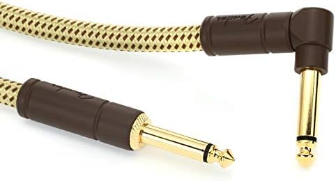 Fender 10FT Deluxe Jack Cable Prosto/Kąt - Tweed