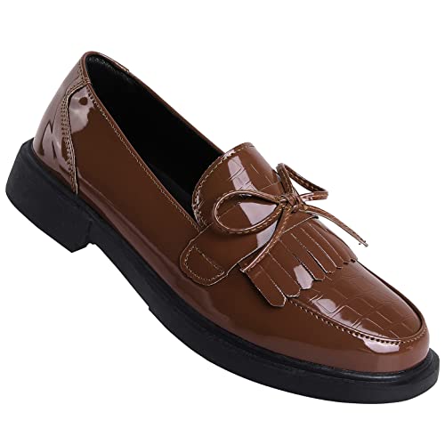 Image of VOCNTVY Loafers for Women Slip On Comfort Business Work Shoes