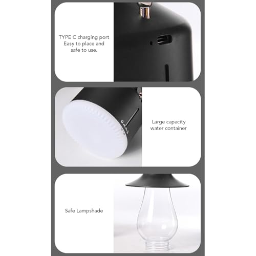 Humidificador portátil recargable USB 280 mL miniatura 5