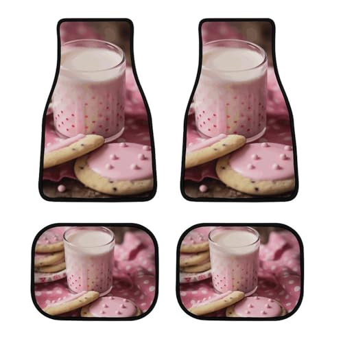 Tapis de protection de véhicule pour voyages en famille, motif biscuits réconfortant