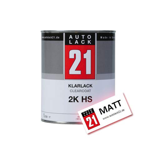 2K High-Speed Steel Clear Varnish Matt 1 Litre VOC