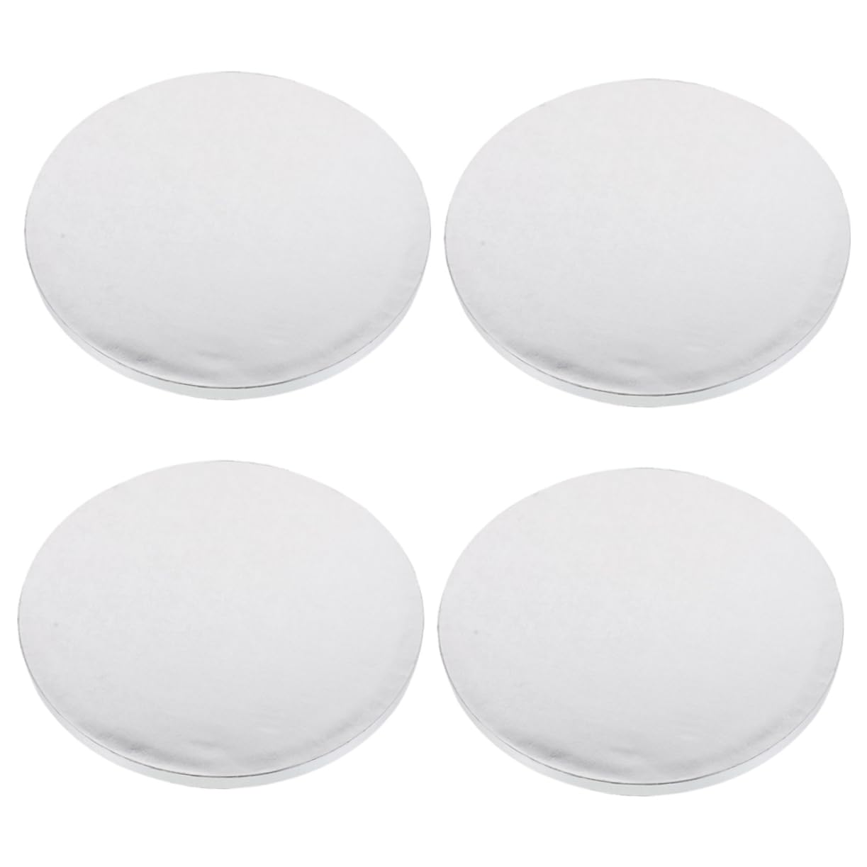 PRETYZOOM 4pcs Cake Mover Convenient Cake Moving Plate Cake Holder Cake Display Base Baking Tool Cake Boards Cake Serving Plate Cake Round Cake Base Silver Aluminum Foil