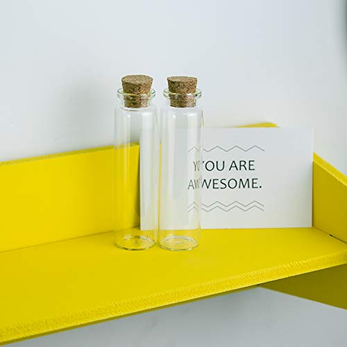 100pcs 20ml Bouteille en Verre Transparent avec Bouchon en Liège,pour la décoration de Bricolage,parfums, Huiles, épices, Breloques, Mariage, Stockage Bijoux, Diamètre 22mm (20ml) - Image 6