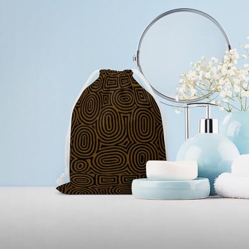 Autism Awareness Watercolor Splatter Portable Large Capacity Canvas Drawstring Storage Bag4