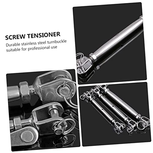 LIFKOME 2pcs Tensores de Cable con Quijada de Acero Inoxidable Resistente para Uso en Exterior y Aparejos miniatura 4