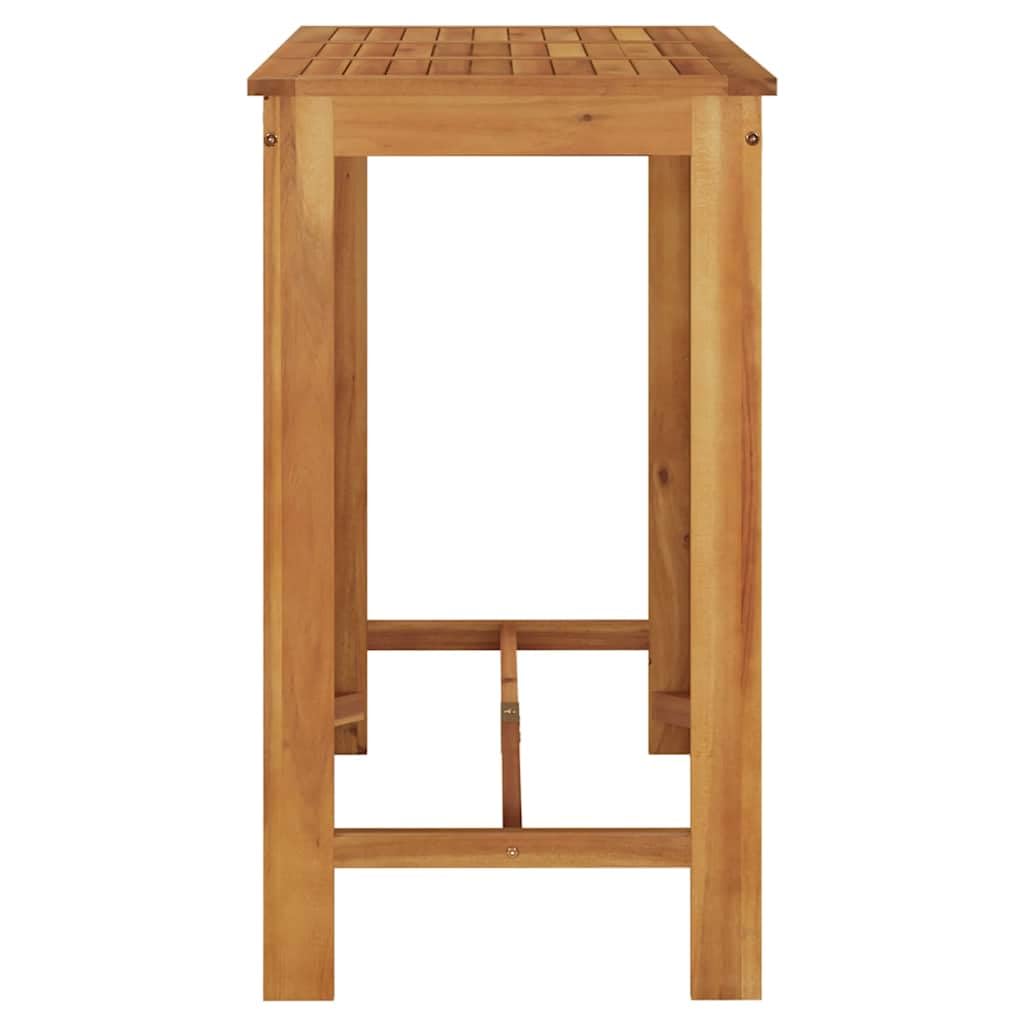 Fengshui Stół barowy ogrodowy 120 x 60 x 105 cm lite drewno akacjowe