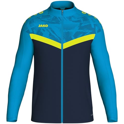 Veste d'entraînement respirante JAKO en polyester recyclé taille L bleu marine