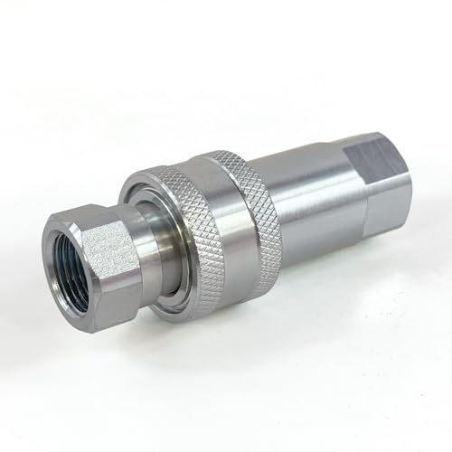 Image of 3 /8 inch NPT Thread ISO7241-1A Hydraulic Quick Disconnect Coupler /Quick Coupling Set with Dust Caps