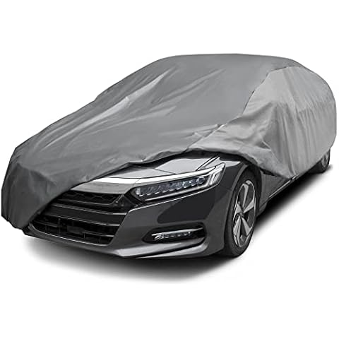 XCAR Ultra Light Waterproof Car Cover for Automobiles All Weather Protection, Windproof & Breathable, Fits Sedan Up to 200" Cover