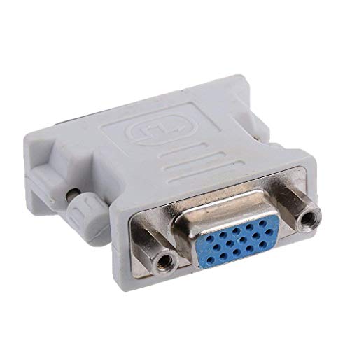 Convertisseur d'adaptateur de câble Actif DVI-D mâle vers VGA Femelle 24 + 1 Broches mâle/15 Broches femelleDurable et Pratique