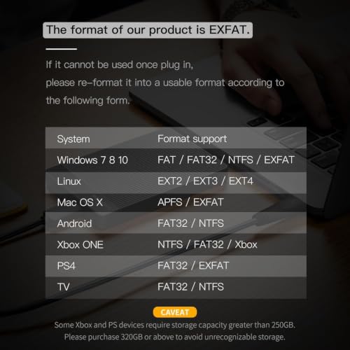 Image of UnionSine 2TB Ultra Slim Portable External Hard Drive HDD-USB 3.0