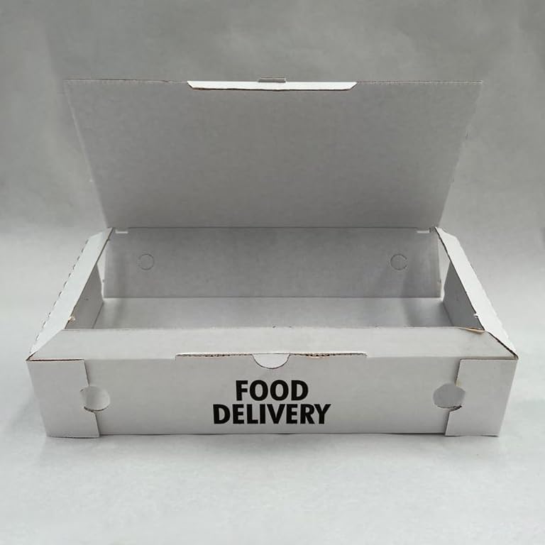 Box Termico da Asporto 33x18 h 7 cm Large 100 Pezzi per Pizzerie Ristoranti