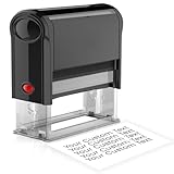 Tampon Personnalisé,Entreprise Personnalisable,Tampon Encreur Entreprise, Cachet Entreprise,Tampon Signature,Cachet Entreprise   5 Tailles, 9 Couleurs D'encre,Rectangulaire(Max 5 Lignes)