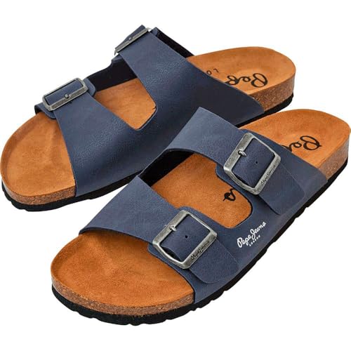 Pepe Jeans Sandalias Anatómicas Double Chicago Marino de hombre para verano