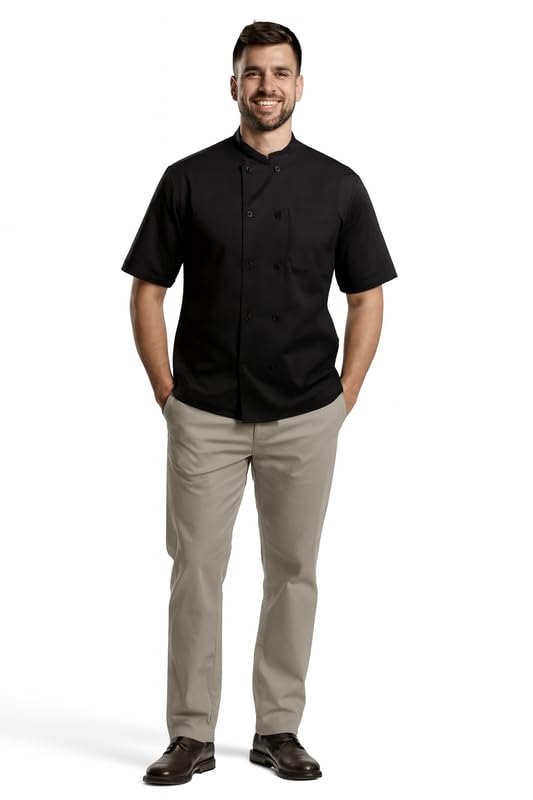 Chef Coat for Men Women Professional Hotel Chef Dress for Men Women Chef Coat Cotton Full Sleeves