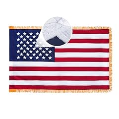 American Flag with Fringe