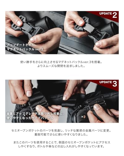 NIID ニード ボディバッグ R0 PLUS PRO URBANATURE オリガミチャコール