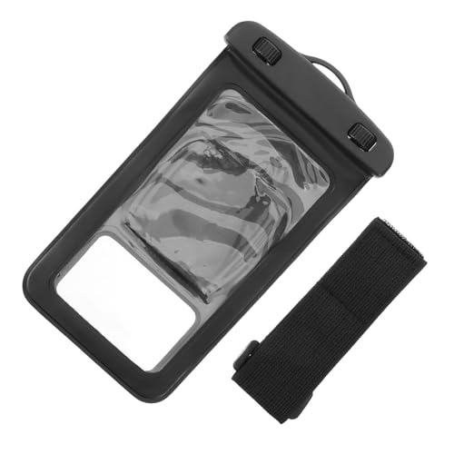 Mikikit Mobile Waterproof Bag Water Proof Phone Holder Water Phone Protector Universal Waterproof Case Phone Pouches for Women Small Waterproof Pouch Waterproof Pouches Cell Phone Pouch Black