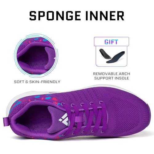 Image of Mishansha Womens Sneakers Air Cushion Running Tennis Shoes Women Lightweight Arch Support Walking Shoes