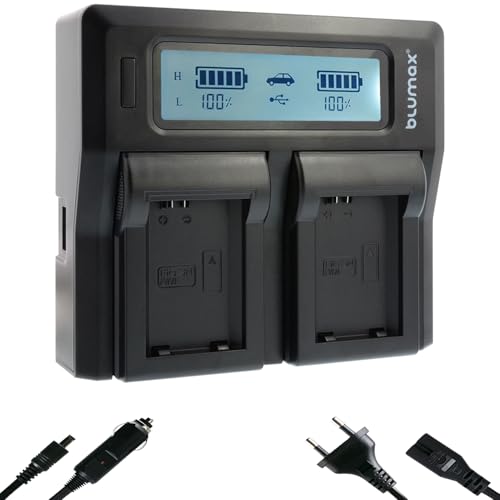Cargador baterías Sony NP-FW50 blumax LCD para solucionar cortes de energía