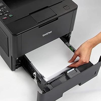 Brother HL-L6200DW Wireless Monochrome Single-Function Laser Printer - Print only - 48 ppm, 1200 x 1200 dpi, Auto Duplex Printing, 8.5 x 14, 256MB Memory, 520 Sheet, Ethernet