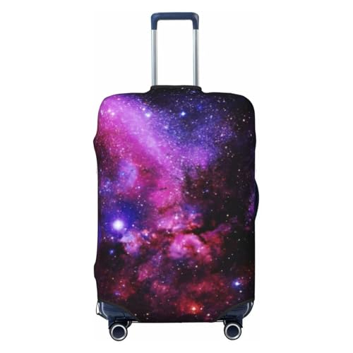 Stars Galaxy Travel Luggage Cover Fits 18-32 Inch Luggage, Elastic Suitcase Cover Protector with Concealed Zipper for Wheeled Suitcase Tsa Approved