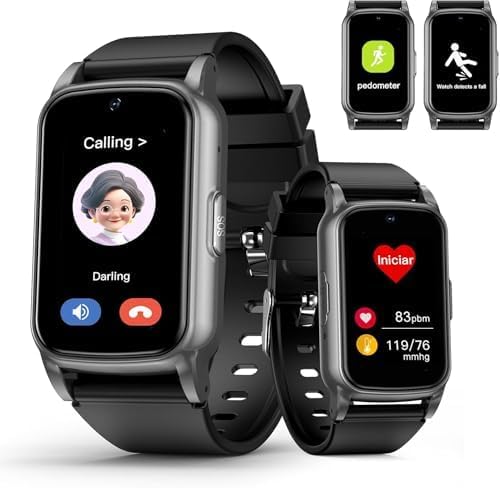 Fajocru Fall Detection Smart Watch with GPS & SOS