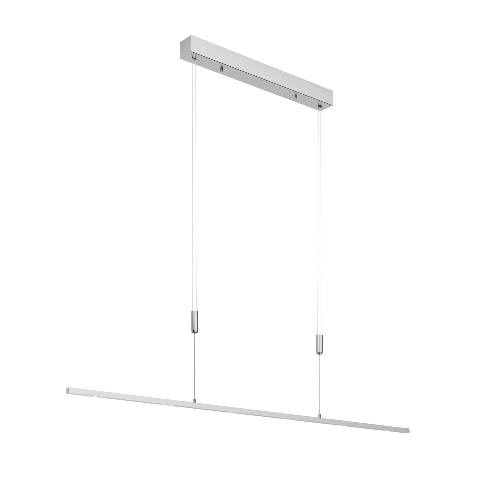 Lucande LáMpara Colgante Led Arnik, 140 Cm, Color NíQuel, Atenuable-image