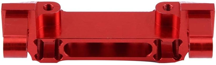 Dilwe Front Bumper Mount for -4 RC Crawler Car (Red)