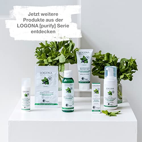 Bio Klärendes Gesichtswasser von LOGONA Naturkosmetik für unreine Haut & Mischhaut, Bio-Minze & natürlicher Salicylsäure… - Image 7