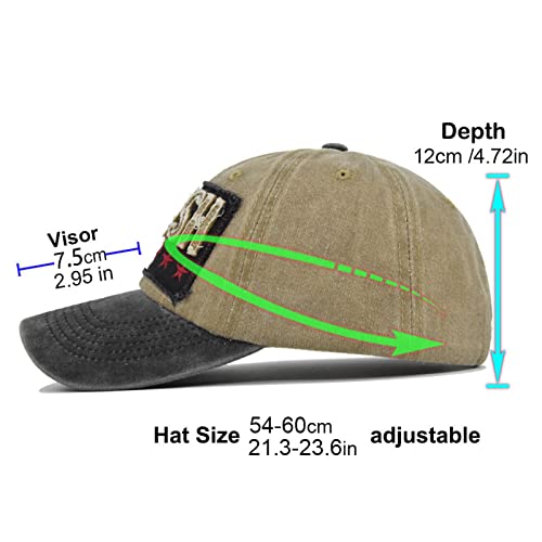 Unisex Trucker Baseball Hat Adjustable Baseball Caps For Men Women Distressed Adjustable Fishing Hat Graphic Lightweight Solid Color Fishing Hiking Trucker Sun Hat Distressed Cotton Dad Hat #TOP3
