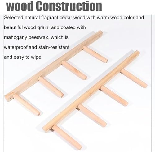 Snowboard Storage Rack，Tall Floor Yoga Mat Rack, Wooden Yoga Mat Rack Wall Mount, Home Laundry Exercise Mat Storage Organizer for Foam Roller/Pilates Mat, 2 4 6 9 Layer Workout Stand for Hom