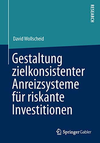 Gestaltung zielkonsistenter Anreizsysteme für riskante Investitionen (German Edition)